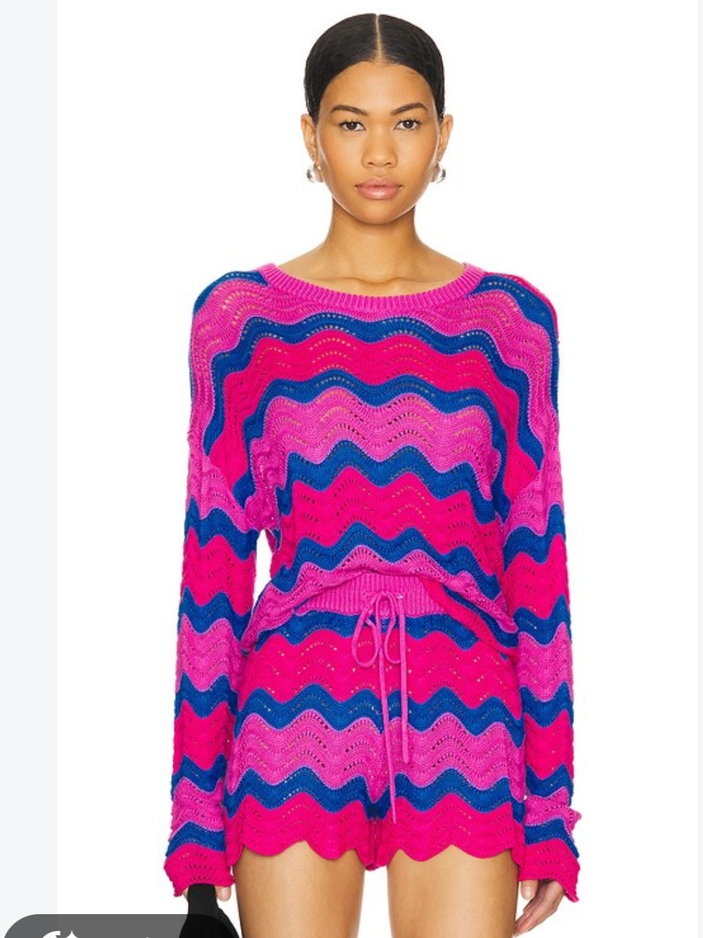 Beach Riot Balboa Sweater Coverup Long Sleeve Top